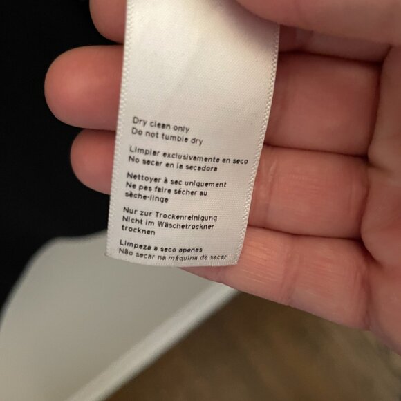 TopShop Black Coat Silver Asymmetrical Zipper - Picture 12 of 16